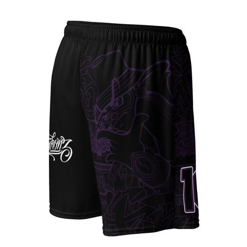 Dunkronz Basketball Shorts – The Train Master Black | Graffiti Hip - Hop Streetwear Shorts - Stykonz Graffiti Streetwear