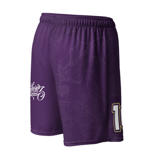 Dunkronz Basketball Shorts – The Train Master Purple | Graffiti Hip - Hop Streetwear Shorts - Stykonz Graffiti Streetwear