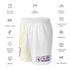 Dunkronz Basketball Shorts – The Train Master White | Graffiti Hip - Hop Streetwear Shorts - Stykonz Graffiti Streetwear