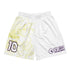 Dunkronz Basketball Shorts – The Train Master White | Graffiti Hip - Hop Streetwear Shorts - Stykonz Graffiti Streetwear