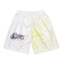 Dunkronz Basketball Shorts – The Train Master White | Graffiti Hip - Hop Streetwear Shorts - Stykonz Graffiti Streetwear