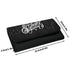 Durable Trifold Leather Long Wallet feat Graffiti Stykonz White on Black | Graffiti Wallet - Stykonz Graffiti Streetwear