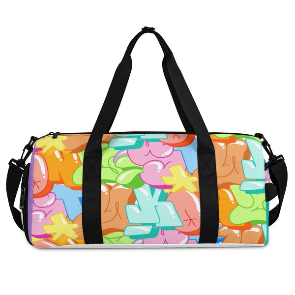 Duxonz Graffiti Duffle Bag feat Candy | Sports & Gym Bag – Hip - Hop Streetwear - Stykonz Graffiti Streetwear