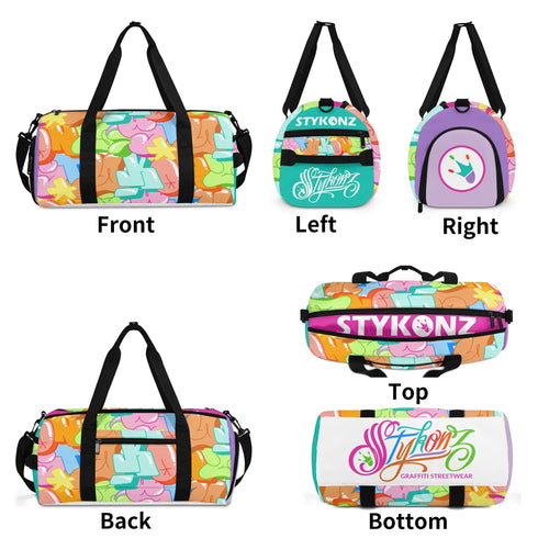 Duxonz Graffiti Duffle Bag feat Candy | Sports & Gym Bag – Hip - Hop Streetwear - Stykonz Graffiti Streetwear