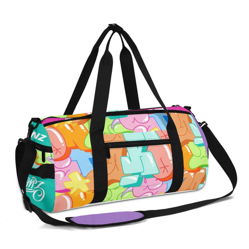 Duxonz Graffiti Duffle Bag feat Candy | Sports & Gym Bag – Hip - Hop Streetwear - Stykonz Graffiti Streetwear