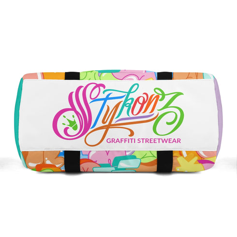 Duxonz Graffiti Duffle Bag feat Candy | Sports & Gym Bag – Hip - Hop Streetwear - Stykonz Graffiti Streetwear