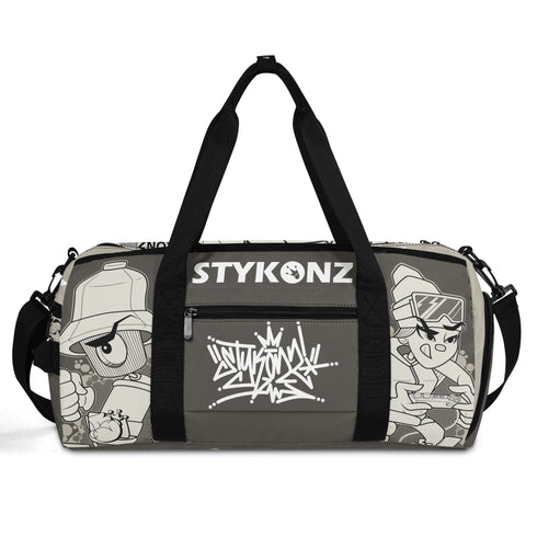 Duxonz Graffiti Duffle Bag feat Chromium | Sports & Gym Bag – Hip - Hop Streetwear - Stykonz Graffiti Streetwear