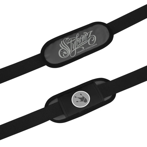 Duxonz Graffiti Duffle Bag feat Comic Stykonz 1 Black | Sports & Gym Bag – Hip - Hop Streetwear - Stykonz Graffiti Streetwear