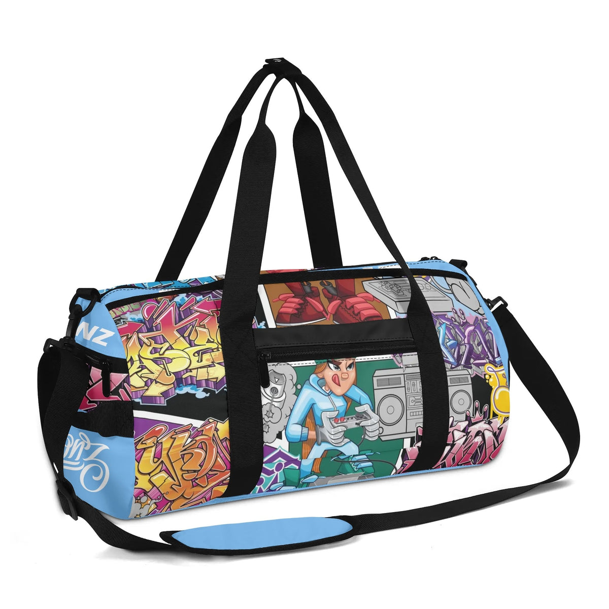 Duxonz Graffiti Duffle Bag feat Comic Stykonz #1 | Sports & Gym