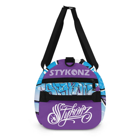 Duxonz Graffiti Duffle Bag feat Ice - Block Blockbuster – Sports Bag Gym Bag | Hip - Hop Streetwear - Stykonz Graffiti Streetwear