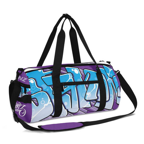 Duxonz Graffiti Duffle Bag feat Ice - Block Blockbuster – Sports Bag Gym Bag | Hip - Hop Streetwear - Stykonz Graffiti Streetwear