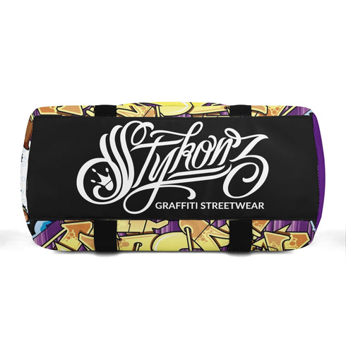 Duxonz Graffiti Duffle Bag feat The Train Master | Sports & Gym Bag – Hip - Hop Streetwear - Stykonz Graffiti Streetwear