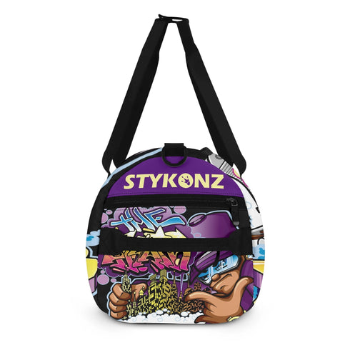Duxonz Graffiti Duffle Bag feat The Train Master | Sports & Gym Bag – Hip - Hop Streetwear - Stykonz Graffiti Streetwear