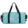 Duxonz Graffiti Duffle Bag feat Turquoise Mix Script – Sports Bag Gym Bag | Hip - Hop - Stykonz Graffiti Streetwear