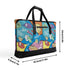 Executive Luxurious Leather Waterproof Bag feat 90s Elements Graffiti - Stykonz Graffiti Streetwear
