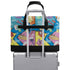Executive Luxurious Leather Waterproof Bag feat 90s Elements Graffiti - Stykonz Graffiti Streetwear