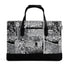 Executive Luxurious Leather Waterproof Bag feat BW Comic Stykonz Graffiti - Stykonz Graffiti Streetwear
