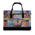 Executive Luxurious Leather Waterproof Bag feat Comic Stykonz 1 Graffiti - Stykonz Graffiti Streetwear