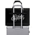 Executive Luxurious Leather Waterproof Bag feat Scriptkonz Stykonz BW Graffiti - Stykonz Graffiti Streetwear