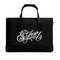 Executive Luxurious Leather Waterproof Bag feat Scriptkonz Stykonz BW Graffiti - Stykonz Graffiti Streetwear