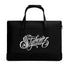 Executive Luxurious Leather Waterproof Bag feat Scriptkonz Stykonz BW Graffiti - Stykonz Graffiti Streetwear