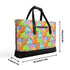 Executive Luxurious Leather Waterproof Bag feat Stykonz Candy Graffiti - Stykonz Graffiti Streetwear