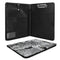 Foldable Leather Portfolio Organizer with Clipboard feat BW Comic Stykonz Graffiti - Stykonz Graffiti Streetwear