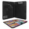 Foldable Leather Portfolio Organizer with Clipboard feat Comic Stykonz 1 Graffiti - Stykonz Graffiti Streetwear