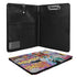 Foldable Leather Portfolio Organizer with Clipboard feat Comic Stykonz 1 Graffiti - Stykonz Graffiti Streetwear