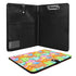 Foldable Leather Portfolio Organizer with Clipboard feat Stykonz Candy Graffiti - Stykonz Graffiti Streetwear