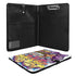 Foldable Leather Portfolio Organizer with Clipboard feat The Train Master Graffiti - Stykonz Graffiti Streetwear