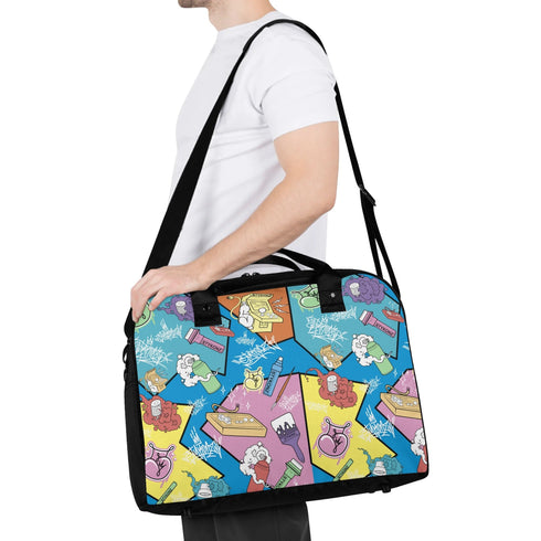 Go2 Teacher Creatives Student Professional Tote Bag feat 90s Elements Graffiti - Stykonz Graffiti Streetwear