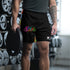 Graffiti Athletic Long Shorts – Black Candy | Hip - Hop Streetwear Shorts - Stykonz Graffiti Streetwear