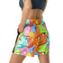 Graffiti Athletic Long Shorts – Black Candy | Hip - Hop Streetwear Shorts - Stykonz Graffiti Streetwear