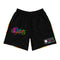 Graffiti Athletic Long Shorts – Black Candy | Hip - Hop Streetwear Shorts - Stykonz Graffiti Streetwear