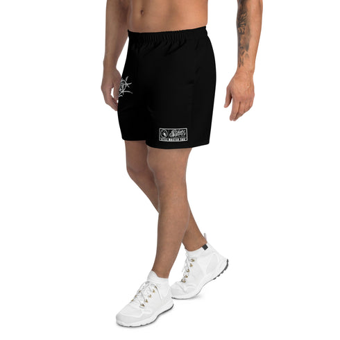 Graffiti Athletic Long Shorts – Black Style Master Tag | Hip - Hop Streetwear Shorts - Stykonz Graffiti Streetwear