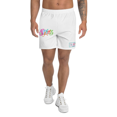 Graffiti Athletic Long Shorts – Candy | Hip - Hop Streetwear Shorts - Stykonz Graffiti Streetwear