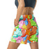 Graffiti Athletic Long Shorts – Candy | Hip - Hop Streetwear Shorts - Stykonz Graffiti Streetwear