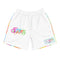 Graffiti Athletic Long Shorts – Candy | Hip - Hop Streetwear Shorts - Stykonz Graffiti Streetwear