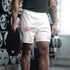 Graffiti Athletic Long Shorts – Candy | Hip - Hop Streetwear Shorts - Stykonz Graffiti Streetwear