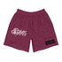 Graffiti Athletic Long Shorts – feat Black Cherry | Hip - Hop Streetwear Shorts - Stykonz Graffiti Streetwear