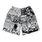 Graffiti Athletic Long Shorts – feat B&W Comic Stykonz 1 | Hip - Hop Streetwear Shorts - Stykonz Graffiti Streetwear