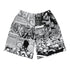 Graffiti Athletic Long Shorts – feat B&W Comic Stykonz 1 | Hip - Hop Streetwear Shorts - Stykonz Graffiti Streetwear