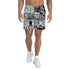 Graffiti Athletic Long Shorts – feat B&W Comic Stykonz 1 | Hip - Hop Streetwear Shorts - Stykonz Graffiti Streetwear
