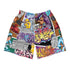 Graffiti Athletic Long Shorts – feat Comic Stykonz 1 | Hip - Hop Streetwear Shorts - Stykonz Graffiti Streetwear