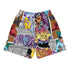 Graffiti Athletic Long Shorts – feat Comic Stykonz 1 | Hip - Hop Streetwear Shorts - Stykonz Graffiti Streetwear