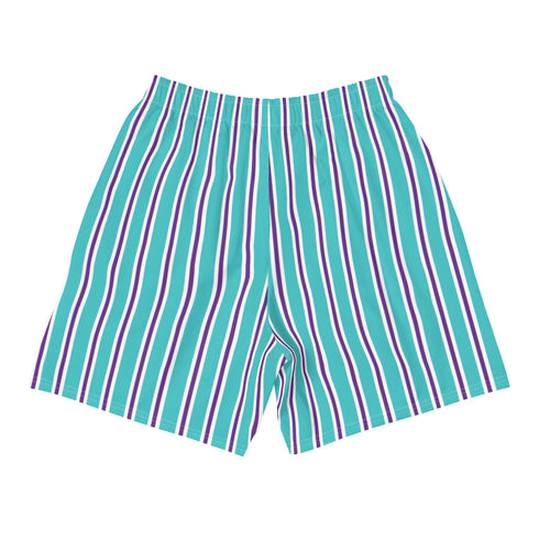 Graffiti Athletic Long Shorts – feat Stykonz Candy Turquoise Tag | Hip - Hop Streetwear Shorts - Stykonz Graffiti Streetwear