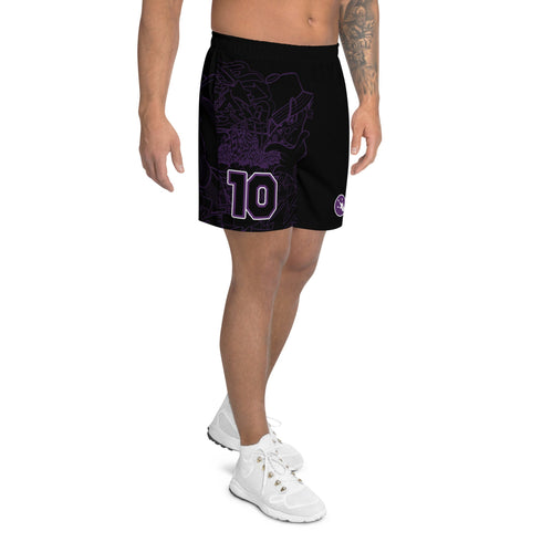 Graffiti Athletic Long Shorts – feat The Train Master Black | Hip - Hop Streetwear Shorts - Stykonz Graffiti Streetwear