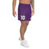 Graffiti Athletic Long Shorts – feat The Train Master Purple | Hip - Hop Streetwear Shorts - Stykonz Graffiti Streetwear