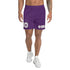 Graffiti Athletic Long Shorts – feat The Train Master Purple | Hip - Hop Streetwear Shorts - Stykonz Graffiti Streetwear